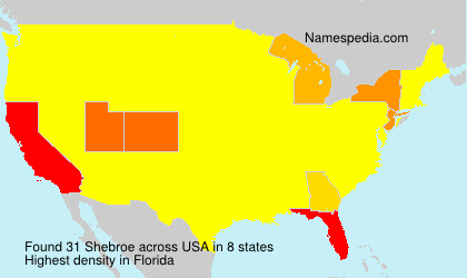 Surname Shebroe in USA Surname Shebroe in USA