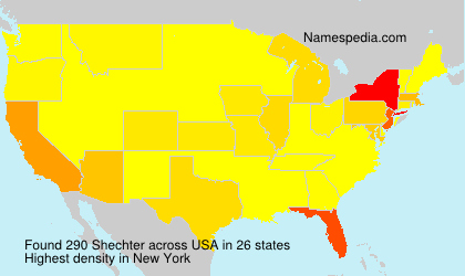 Surname Shechter in USA Surname Shechter in USA