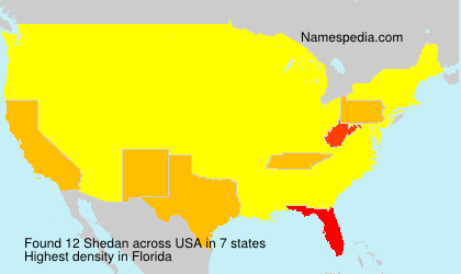 Surname Shedan in USA Surname Shedan in USA