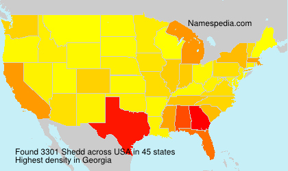 Surname Shedd in USA Surname Shedd in USA