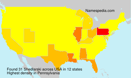 Surname Shedlarski in USA Surname Shedlarski in USA