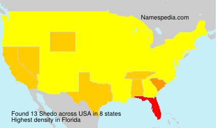Surname Shedo in USA Surname Shedo in USA