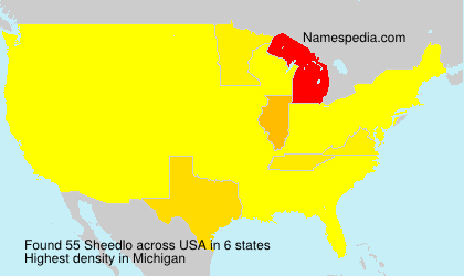 Surname Sheedlo in USA Surname Sheedlo in USA