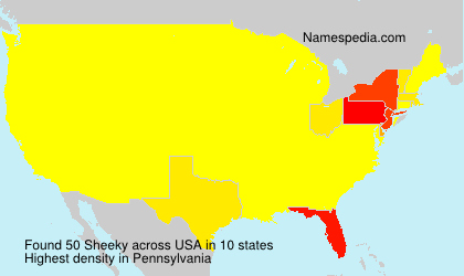 Surname Sheeky in USA Surname Sheeky in USA