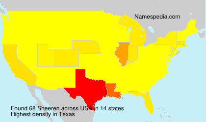 Surname Sheeren in USA Surname Sheeren in USA