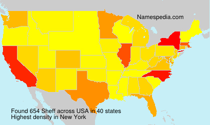 Surname Sheff in USA Surname Sheff in USA