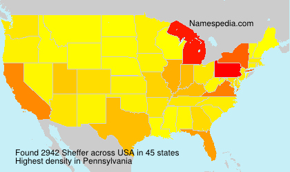 Surname Sheffer in USA Surname Sheffer in USA