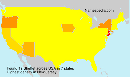 Surname Sheffet in USA Surname Sheffet in USA