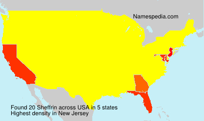 Surname Sheffrin in USA Surname Sheffrin in USA