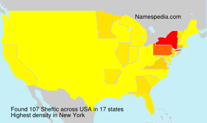 Surname Sheftic in USA Surname Sheftic in USA