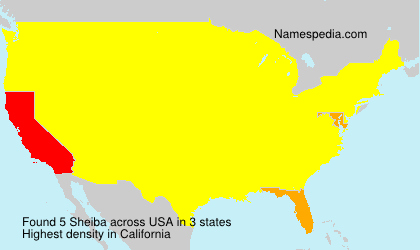 Surname Sheiba in USA Surname Sheiba in USA