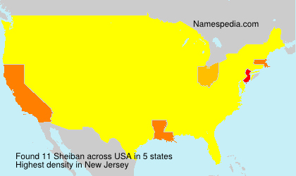 Surname Sheiban in USA Surname Sheiban in USA