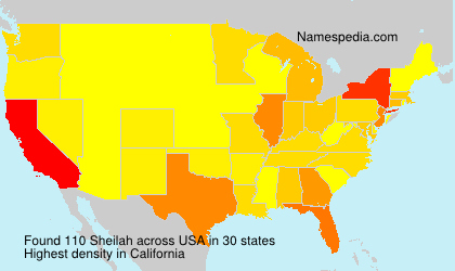 Surname Sheilah in USA Surname Sheilah in USA