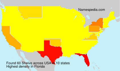 Surname Sheive in USA Surname Sheive in USA