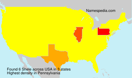 Surname Shele in USA Surname Shele in USA