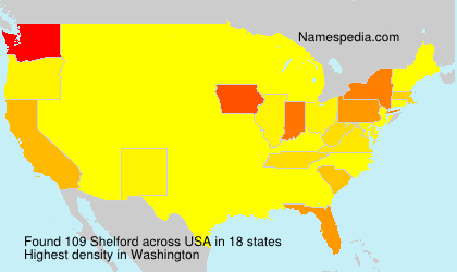 Surname Shelford in USA