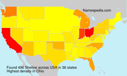 Surname Sheline in USA Surname Sheline in USA