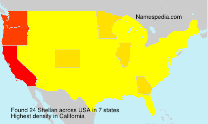 Surname Shellan in USA Surname Shellan in USA