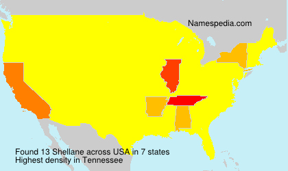 Surname Shellane in USA Surname Shellane in USA