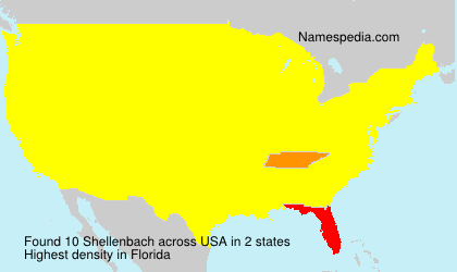 Surname Shellenbach in USA Surname Shellenbach in USA