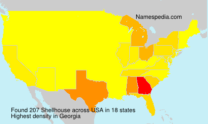 Surname Shellhouse in USA Surname Shellhouse in USA