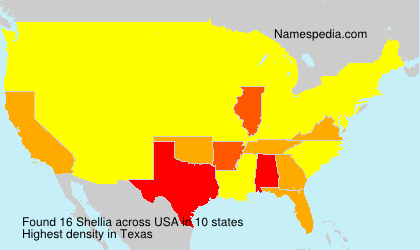 Surname Shellia in USA Surname Shellia in USA