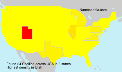 Surname Shelline in USA Surname Shelline in USA