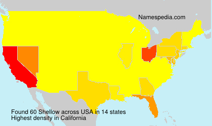 Surname Shellow in USA Surname Shellow in USA