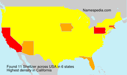 Surname Sheltzer in USA Surname Sheltzer in USA