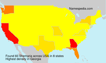 Surname Shemaria in USA Surname Shemaria in USA