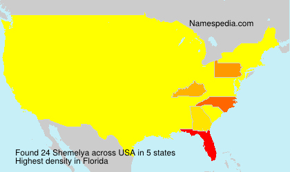 Surname Shemelya in USA Surname Shemelya in USA