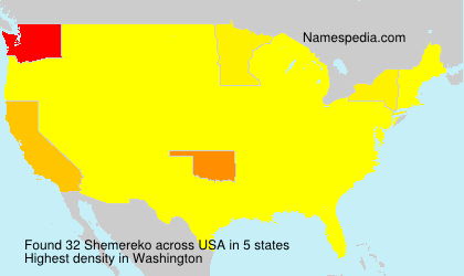 Surname Shemereko in USA Surname Shemereko in USA