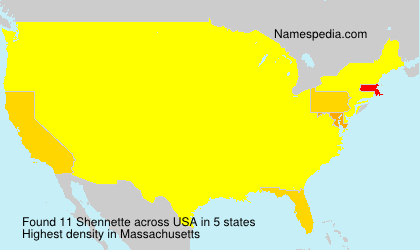 Surname Shennette in USA Surname Shennette in USA