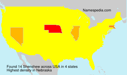 Surname Shenshew in USA Surname Shenshew in USA