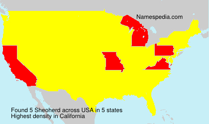 Surname Sheoherd in USA Surname Sheoherd in USA