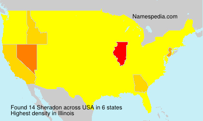 Surname Sheradon in USA Surname Sheradon in USA