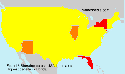 Surname Sheraine in USA Surname Sheraine in USA