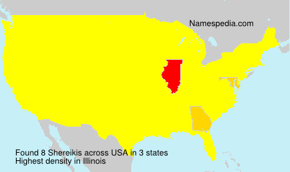 Surname Shereikis in USA Surname Shereikis in USA
