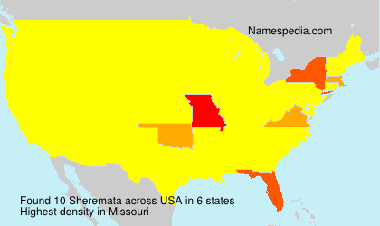 Surname Sheremata in USA Surname Sheremata in USA