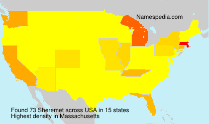 Surname Sheremet in USA Surname Sheremet in USA