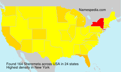 Surname Sheremeta in USA Surname Sheremeta in USA