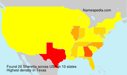 Surname Sheretta in USA Surname Sheretta in USA