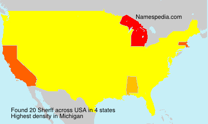 Surname Sherff in USA Surname Sherff in USA