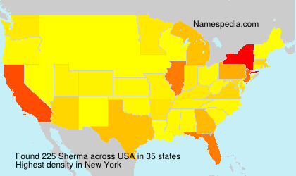 Surname Sherma in USA