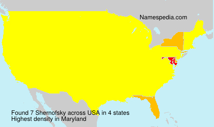 Surname Shernofsky in USA Surname Shernofsky in USA