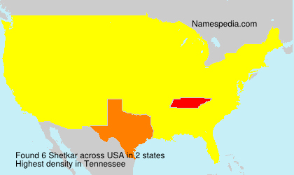 Surname Shetkar in USA