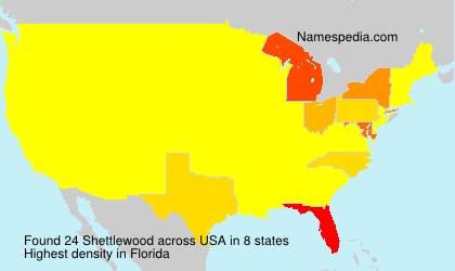 Surname Shettlewood in USA Surname Shettlewood in USA