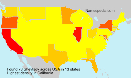 Surname Shevtsov in USA Surname Shevtsov in USA