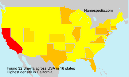 Surname Sheyla in USA Surname Sheyla in USA