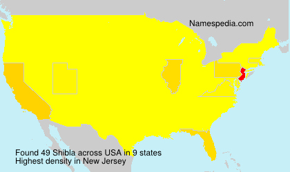 Surname Shibla in USA Surname Shibla in USA